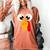Turkey Face Halloween Costume Thanksgiving Teacher Nurse Women's Comfort Colors T-Shirt Yam Turkey Face Halloween Costume Thanksgiving Teacher Nurse Women's Comfort Colors T-Shirt Yam