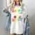 100th Day Of School Teachers Kids Girls Child Happy 100 Days Women's Comfort Colors T-Shirt Ivory 100th Day Of School Teachers Kids Girls Child Happy 100 Days Women's Comfort Colors T-Shirt Ivory