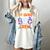 1st Grade Boo Crew First Grade Teacher Kids Happy Halloween Women's Comfort Colors T-Shirt Ivory