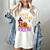 4th Grade Boo Crew Teacher Student Halloween Costume Women's Comfort Colors T-Shirt Ivory