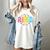 ABCD Kindergarten Rocks Back To School Teachers Students Women's Comfort Colors T-Shirt Ivory ABCD Kindergarten Rocks Back To School Teachers Students Women's Comfort Colors T-Shirt Ivory