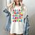 Alphabet Animals ABCs Zoo Kids Boys Girls Teacher Women's Comfort Colors T-Shirt Ivory