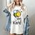 Bee Kind Bumble Bee Anti Bullying Teacher Kindness Matters Women's Comfort Colors T-Shirt Ivory
