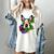 Boston Terrier In Day Of The Dead Sugar Skull Dog Women's Comfort Colors T-Shirt Ivory