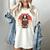 Boston Terrier Dog Japanese Style Samurai Dogs Women's Comfort Colors T-Shirt Ivory