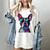 Boston Terrier Lovers Pop Art Boston Terrier Women's Comfort Colors T-Shirt Ivory