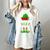 Christmas Kindergarten Elf Squad Teacher Student Women's Comfort Colors T-Shirt Ivory