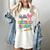 Cute Hello Second Grade Back To School Coquette Teacher Girl Women's Comfort Colors T-Shirt Ivory