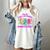 Are You Fall-O-Ween Directions Teacher Ghost Halloween Women's Comfort Colors T-Shirt Ivory