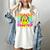 Field Trip Squad Groovy Field Day Smile Face Teacher Tie Dye Women's Comfort Colors T-Shirt Ivory Field Trip Squad Groovy Field Day Smile Face Teacher Tie Dye Women's Comfort Colors T-Shirt Ivory
