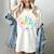 Groovy Life Skills Squad Teacher Special Ed SPED Team Crew Women's Comfort Colors T-Shirt Ivory