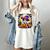 Halloween Boston Terrier Dog Breed With Jack O' Lantern Art Women's Comfort Colors T-Shirt Ivory