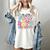 Happy 100th Day Of School 100 Days Brighter Teachers Kids Women's Comfort Colors T-Shirt Ivory