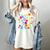 Happy Dot Day Colorful Polka Dot Art Teacher Student Kids Women's Comfort Colors T-Shirt Ivory