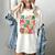 In My Holly Xmas Jolly Teacher Era Teacher Vibes Christmas Women's Comfort Colors T-Shirt Ivory In My Holly Xmas Jolly Teacher Era Teacher Vibes Christmas Women's Comfort Colors T-Shirt Ivory