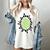 Kiwi Easy Costume Halloween Fruit Lover School Teacher Fun Women's Comfort Colors T-Shirt Ivory