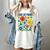 Leer Es Poder Cute Floral Boho Spanish Teacher Reading Women's Comfort Colors T-Shirt Ivory Leer Es Poder Cute Floral Boho Spanish Teacher Reading Women's Comfort Colors T-Shirt Ivory