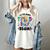 Let The Games Field Day Begin Tie Dye Adults Teacher Kids Women's Comfort Colors T-Shirt Ivory