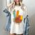 One Thankful Teacher Thanksgiving Turkey Peace Hand Sign Women's Comfort Colors T-Shirt Ivory One Thankful Teacher Thanksgiving Turkey Peace Hand Sign Women's Comfort Colors T-Shirt Ivory