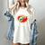 PE Physical Education Teacher Superhero Power School Women's Comfort Colors T-Shirt Ivory PE Physical Education Teacher Superhero Power School Women's Comfort Colors T-Shirt Ivory