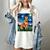 Red Heeler Starry Night Cattle Dog Colorful Art By Aja For Men Women Girls Kids Women's Comfort Colors T-Shirt Ivory