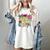 Retro First Grade Teacher Disco Ball Coquette Back To School Women's Comfort Colors T-Shirt Ivory Retro First Grade Teacher Disco Ball Coquette Back To School Women's Comfort Colors T-Shirt Ivory