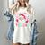 Santa Favorite Teacher Shirt Teacher Christmas Women's Comfort Colors T-Shirt Ivory