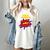 School Counselor Teacher Superhero Superpower Comic Book Women's Comfort Colors T-Shirt Ivory