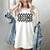 Second Grade Checkered Teacher 1st Day Back To School Women Women's Comfort Colors T-Shirt Ivory Second Grade Checkered Teacher 1st Day Back To School Women Women's Comfort Colors T-Shirt Ivory