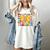 Teacher Pencil Coquette Bow Back To School Teacher Women's Comfort Colors T-Shirt Ivory