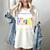 Teacher's Assistant Straight Outta Energy Teaching Tie Dye For Men Women Women's Comfort Colors T-Shirt Ivory