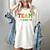 Team RSP RSP Teacher Kindergarten Teacher Women's Comfort Colors T-Shirt Ivory