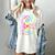 Tie Dye 8th Grade Typography Team Eighth Grade Teacher Women's Comfort Colors T-Shirt Ivory