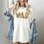 Wild About Teaching Teacher Student First Day Of School Women's Comfort Colors T-Shirt Ivory Wild About Teaching Teacher Student First Day Of School Women's Comfort Colors T-Shirt Ivory