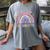 100th Day Of Kindergarten Teacher Kids 100 Days Smarter Women's Comfort Colors T-Shirt Gray 100th Day Of Kindergarten Teacher Kids 100 Days Smarter Women's Comfort Colors T-Shirt Gray