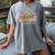 2nd Second Grade Teacher Wildflower Back To School Floral Women's Comfort Colors T-Shirt Gray