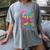 3rd Grade Typography Team Third Grade Teacher Back To School Women's Comfort Colors T-Shirt Gray