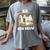 5K Boo Crew Halloween Teacher K5 Floral Ghost Trick Or Teach Women's Comfort Colors T-Shirt Gray