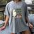 67 Teacher Halloween Ghost Six Seven Meme Math Joke Women's Comfort Colors T-Shirt Gray