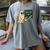 67 Teacher Halloween Skeleton Ghost Six Seven Meme Math Women's Comfort Colors T-Shirt Gray