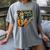 67 Teacher Halloween Skeleton Women's Comfort Colors T-Shirt Gray