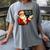 67 Teacher Santa Christmas Six Seven Meme Math Xmas Women's Comfort Colors T-Shirt Gray