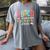 ABCD Kindergarten Rocks Pencil Lightning Teachers Rock Boys Women's Comfort Colors T-Shirt Gray
