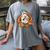 Art Teacher Painting Brushes Retro Pumpkin Ghost Artist Women's Comfort Colors T-Shirt Gray