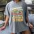 Back To School Dinosaur Social Studies Teacher Student Women's Comfort Colors T-Shirt Gray