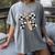 Back To School Hello Fifth Grade Teacher Coquette Pencil Bow Women's Comfort Colors T-Shirt Gray