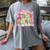 Back To School Kindergarten Preppy Teacher Girl Women's Comfort Colors T-Shirt Gray Back To School Kindergarten Preppy Teacher Girl Women's Comfort Colors T-Shirt Gray