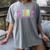 Back To School Neon Checkered First Grade Colorful Teacher Women's Comfort Colors T-Shirt Gray Back To School Neon Checkered First Grade Colorful Teacher Women's Comfort Colors T-Shirt Gray