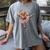 Ballet Dancer Gingerbread Christmas Dance Teacher Girl Women Women's Comfort Colors T-Shirt Gray Ballet Dancer Gingerbread Christmas Dance Teacher Girl Women Women's Comfort Colors T-Shirt Gray