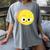 The Big Cheese Good Egg Teacher Halloween Costume Food Group Women's Comfort Colors T-Shirt Gray